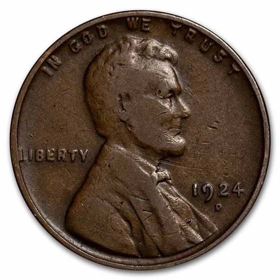 1924-D Lincoln Cent VF 1924-D Lincoln Cent VF